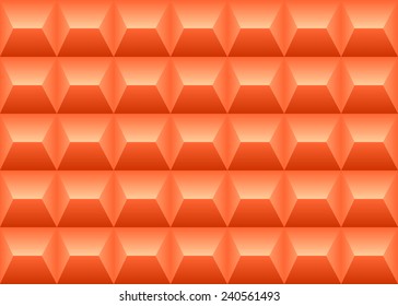  Abstract volume pattern orange color