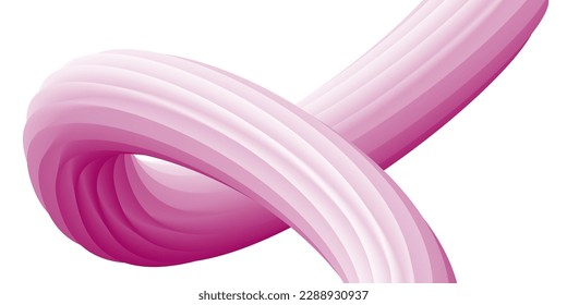 Abstract volumetric background. Cords. Minimalism. Creative modern background. Cover design, wallpaper, background. Vector EPS.