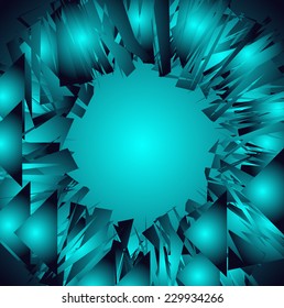 Abstract volumetric background, design element, Vector illustration. 