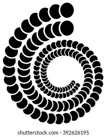 Abstract volute, spiral shape