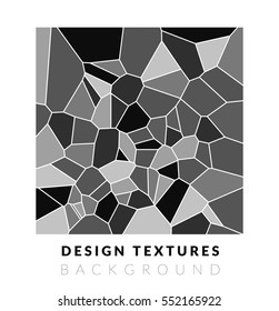 Abstract voronoi design background. Geometric vector illustration
