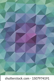 Abstract Voronoi trianglify Generative Art background illustration