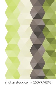 Abstract Voronoi trianglify Generative Art background illustration