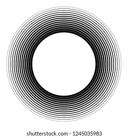 Abstract vortex circular line background. Vector illustration for design your website and print