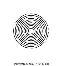 Abstract vortex circular line background. Vector illustration for design your website and print