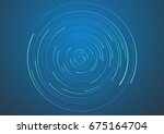 Abstract vortex, circular swirl lines. Star trails around in the night sky.