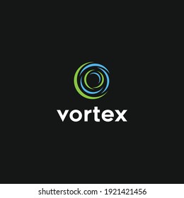 Abstract Vortex Logo Design Vector