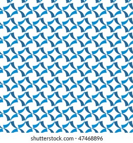 Abstract vortex shape seamless ornament