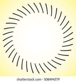 Abstract vortex, spiral element(s). Geometric circular illustration