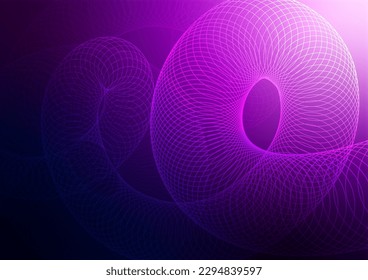 Abstract vortex spiral purple spin line dynamic presentation background. vector illustration.