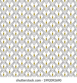 Abstract V-Shaped Repeating Pattern in Geometric Design. Vector Illustration