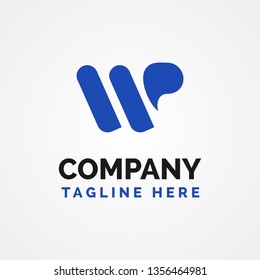 Abstract W letter Logo Template