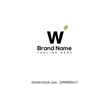 Resumen de letra w diseño moderno de marcas iniciales de papel logo