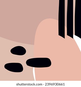 abstrakte Wandkunstdekoration