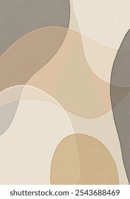 Abstract wall art background with a minimal hand painted watercolour design