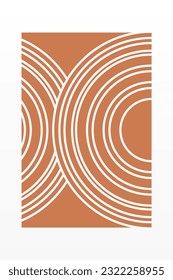 Resumen De La Decoración De Arte De Pared Imprimible. Impresión de arte mural moderno. Afiche del decorador de pared de fondo abstracto