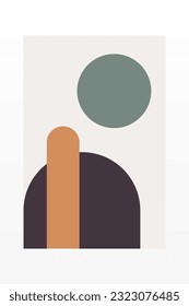 Resumen De La Decoración De Arte De Pared Imprimible. Impresión de arte mural moderno. Afiche del decorador de pared de fondo abstracto