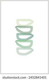 Abstract wall art. Modern boho minimalist art. design for wall art decor, cover, background, wallpaper, poster, home decor