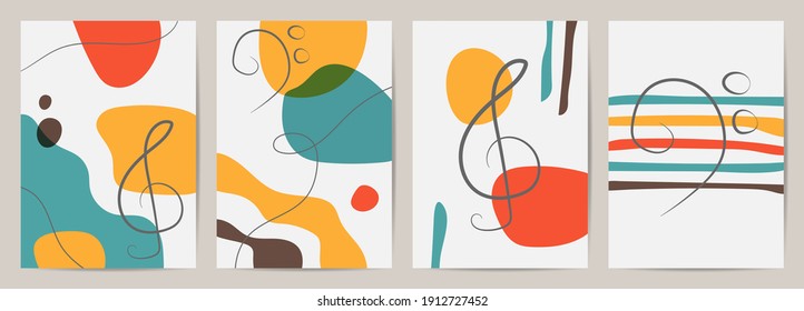 Abstract wall arts vector. design for wall framed prints, canvas poster, artwork.Vector illustration.
