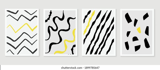 ￼
Abstract wall arts vector. Mural wall art. Hand draw organic shape design for wall framed prints, canvas artwork, canvas prints, poster, home decor, cover, wallpaper. Vector illustration.