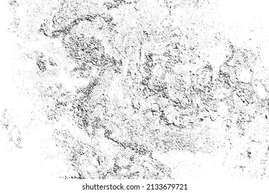 Abstract wall black and white texture cracks and flakes of paint background.