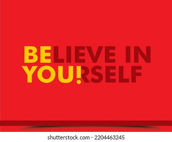 Abstract Wall Frame Quote Design