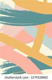 Abstract wall paint art background. Painting on canvas. Color texture. Fragment of artwork. Spots of paint. Brushstrokes of paint. Modern art. Contemporary art. Colorful canvas.