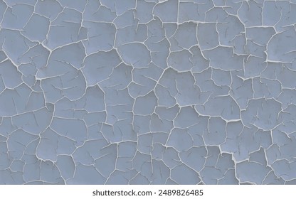 Abstract wall paint cracked texture vector background illustration.