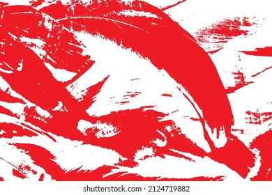 Grietas de textura de pincel de chispa de pared abstracta y copos de pintura 
fondo de textura roja.