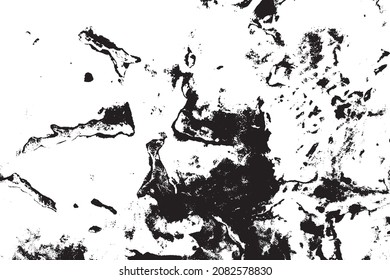 Abstract wall texture cracks and flakes of paint black and white color background.