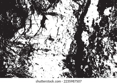 Resumen de grietas de textura de pared y fondo de copos.