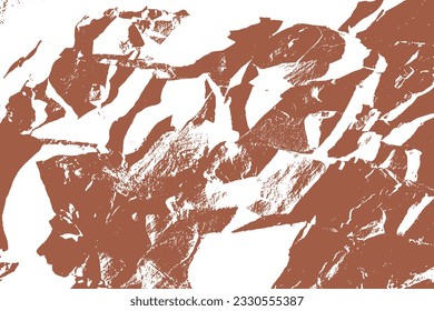 Abstract wall texture raw sienna color texture on white color background.
