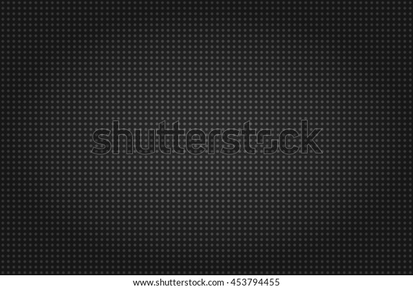 Abstract wallpaper or backdrop in dark colors with\
repeating very small pattern texture. Seamless pattern that looks\
like carbon texture consist of very small circles or dots with\
strong vignette. 