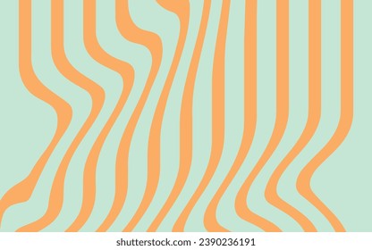 Abstract wallpaper and background with colorful waves. Trendy vector illustration in style retro