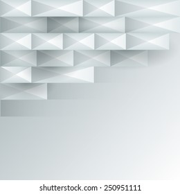 Abstract  wallpaper background for cover design  with light blue polygonal design - Illustration vector 	 