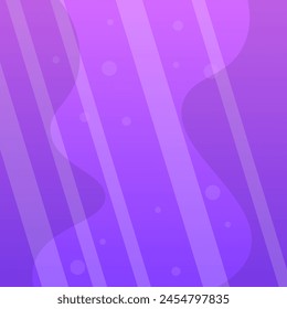 Abstract Wallpaper Background Purple Bubbles Lines Waves Vector Design