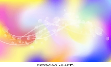 Papel mural abstracto con un efecto desdibujado en colores suaves. Un excelente fondo para diseñar páginas en redes sociales, afiches, presentaciones, publicidad al aire libre y otros proyectos. Vector.