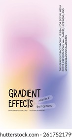 Abstract wallpaper with abstract blurred gradient effect background