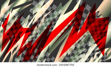 Fondo de pantalla abstracto de la bandera de carreras a cuadros 