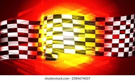 Abstract Wallpaper of checkered racing flag 