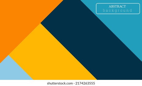 Abstract wallpaper created with simple flat colorful boxes.