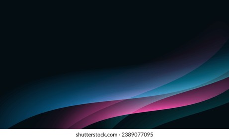 abstract wallpaper design with blue and pink wavy shapes composition. vector illustration