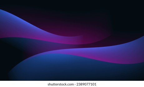abstract wallpaper design with blue and pink wavy shapes composition. vector illustration
