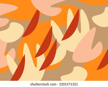 Abstract wallpaper. Wallpaper design. Print design. Background. Warm colour tone.