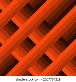 Abstrakte Tapete. Tapete-Design. Design drucken. Hintergrund. Farbige Vektorgrafik. Herbstfarben. Diagonale Streifen. Nahtlose Vektorgrafik. 