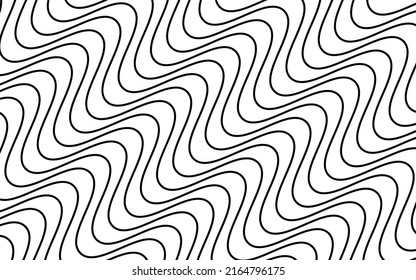 Papel de pared abstracto con tiras diagonales en blanco y negro. ฺ fondo Patrón geométrico