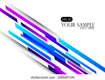 Abstract wallpaper. Diagonal stripes on a white background. Colorful lines. Vector, eps 10. 