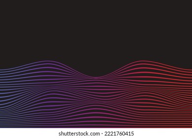 Abstract wallpaper with dynamic lines. Modern graphic wave. Dynamic illustration with elements wave and lines.