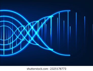 Abstract wallpaper featuring a blend of dark blue and black tones, highlighted by interconnected curved and straight lines, enhanced with captivating lighting effects