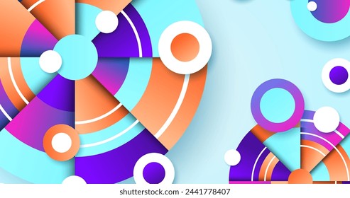 Abstract wallpaper with geometrical shapes vector design in eps 10 